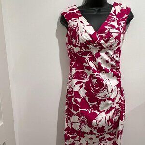 Ralph Lauren Floral Pencil Dress--Size 2